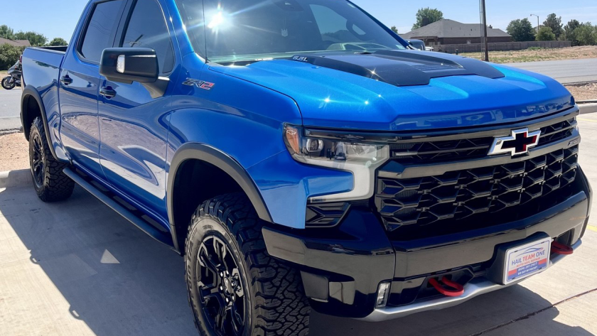 2022 Chevrolet Silverado ZR2 Restored After Hail Damage by Hail Team One Lubbock TX