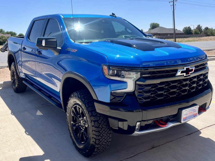 2022 Chevrolet Silverado ZR2 Restored After Hail Damage by Hail Team One Lubbock TX