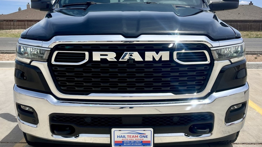 2025 RAM Truck at Hail Team One Auto Hail Repair in Wolfforth Texas