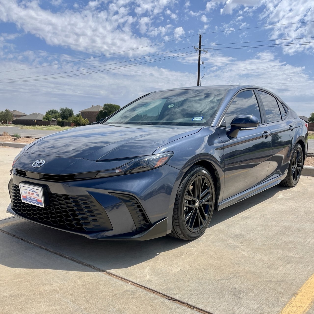 2026 Toyota Corolla after professional auto repair by Hail Team One in Lubbock Texas